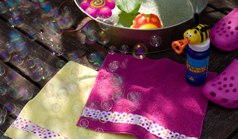 ユニクロタオルをお手軽＆可愛くハンドメイド